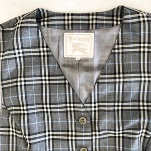 burberry suit vest